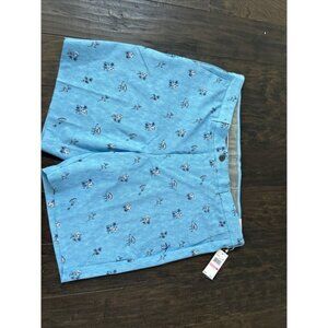 Original Penguin By Munsingwear Men's Shorts All Over Print Blue W38 Performance